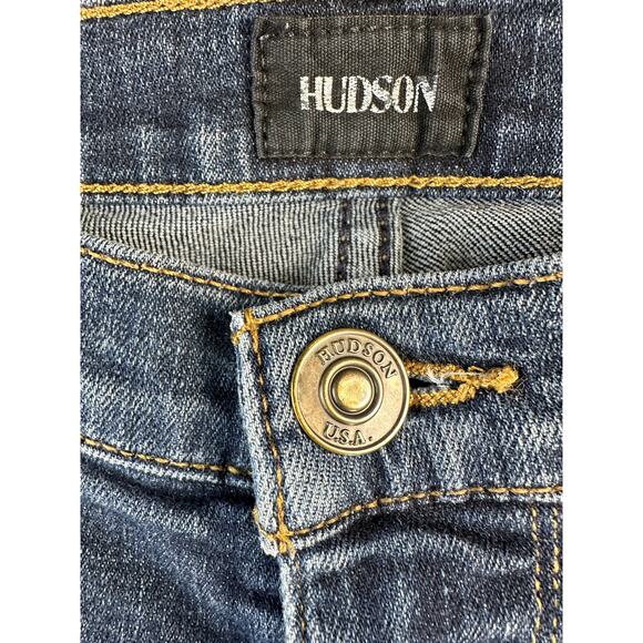 Hudson Krista Ankle Jeans Womens 30 Mid Wash Faded Blue Stretch Premium Denim - Picture 7 of 7